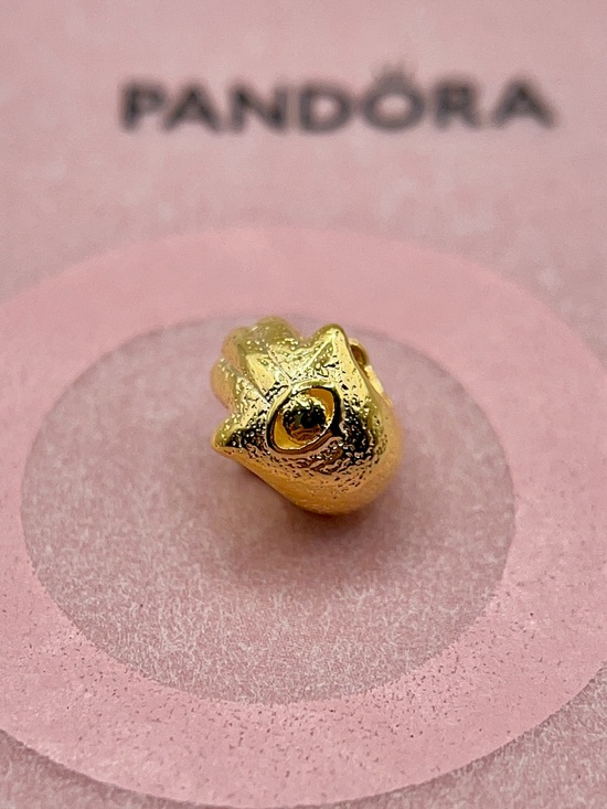 Pandora Jewelry - Pandora Gold Plated Hamsa Hand Protection Charm